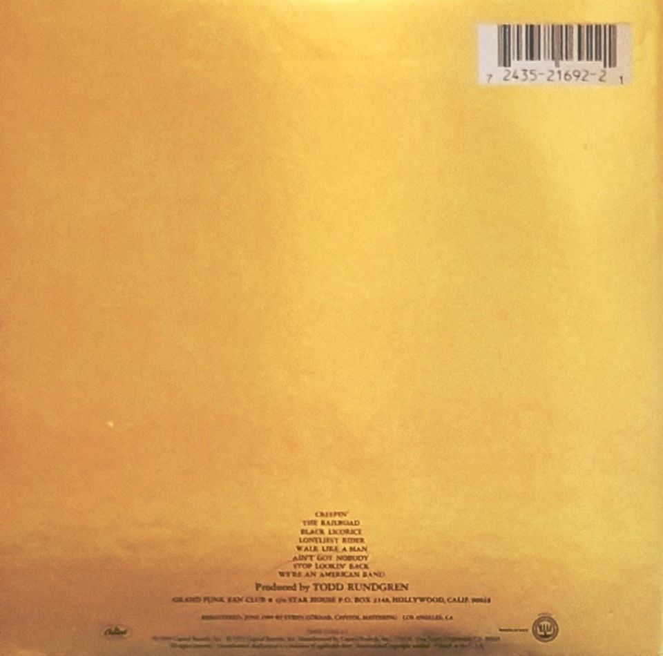 GRAND FUNK - WE'RE AN AMERICAN BAND (LIMITED COLLECTORS EDITION) (CD)