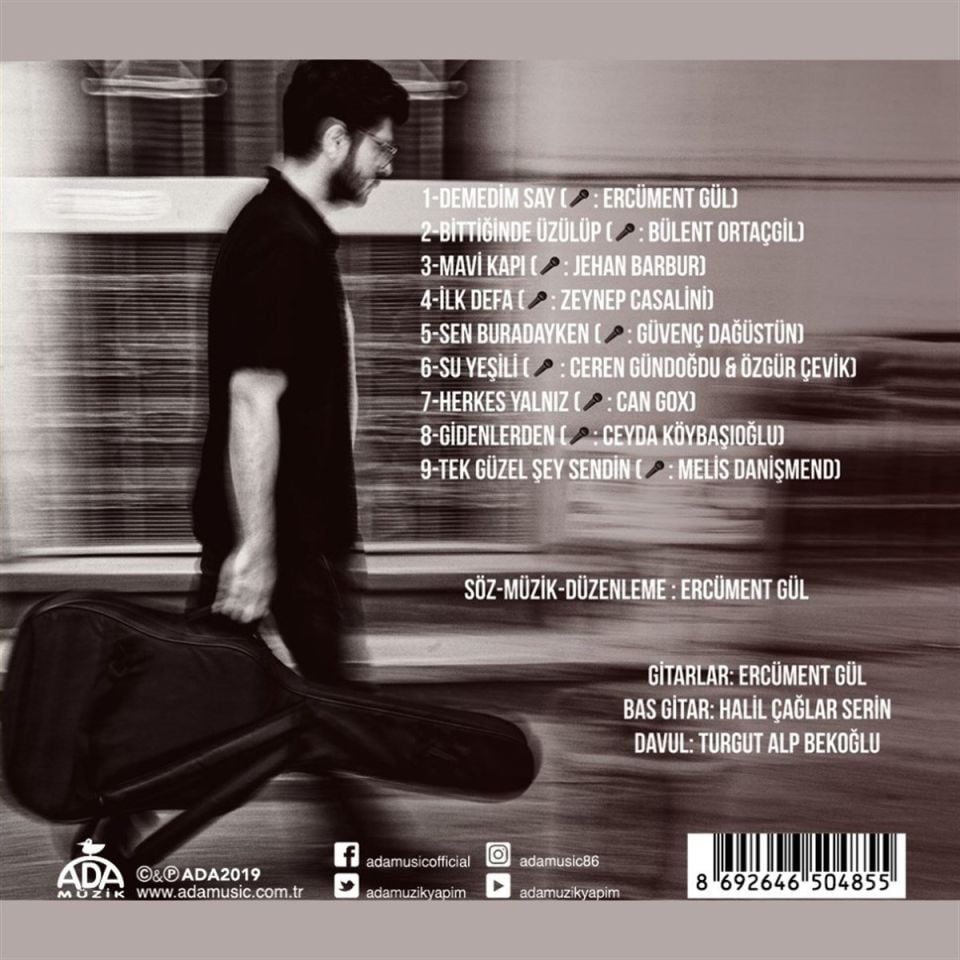 ERCÜMENT GÜL - DEMEDİM SAY (CD)