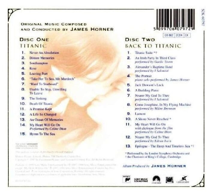 TITANIC - SOUNDTRACK (2 CD) (LIMITED EDITION)(1998)
