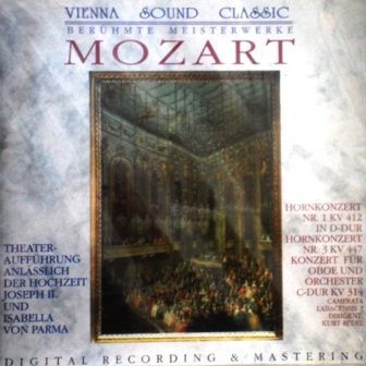 MOZART WOLFGANG AMADEUS - HORNKONZERT NR.1 KV 412 IN D-DUR