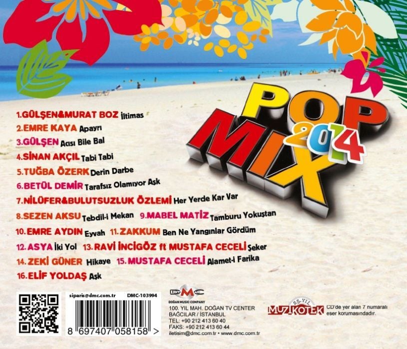 POP MIX 2014 - ÇEŞİTLİ SANATÇILAR (CD) (2014)