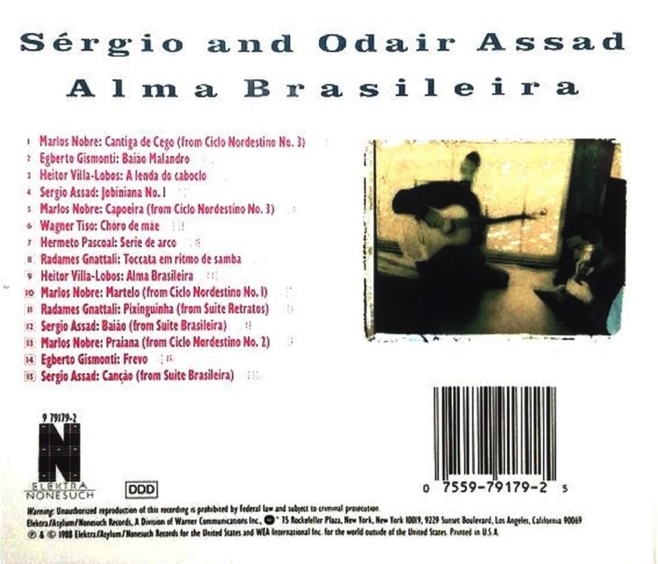 SERGIO AND ODAIR ASSAD - ALMA BRASILEIRA (CD) (1988)
