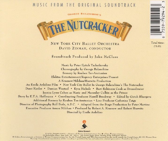 THE NUTCRACKER - SOUNDTRACK (CD) (1993)