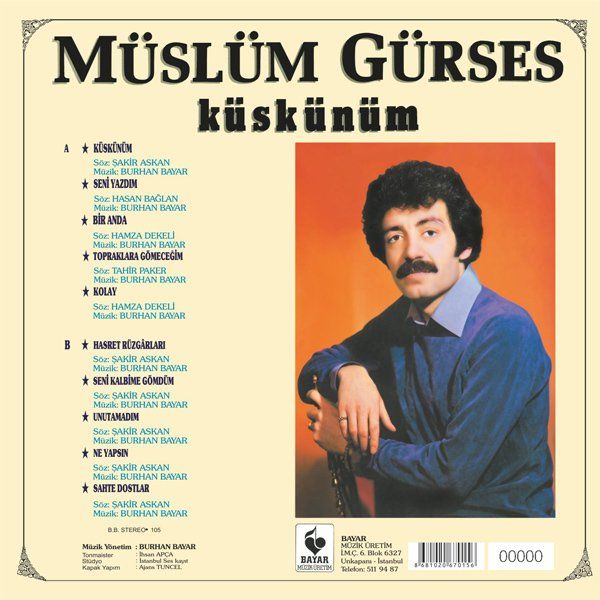 MÜSLÜM GÜRSES - KÜSKÜNÜM (LP)