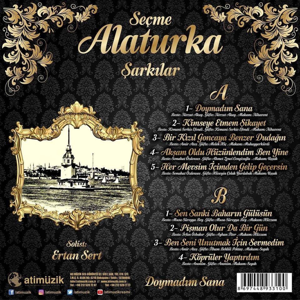 SEÇME ALATURKA ŞARKILAR - ERTAN SERT (LP)