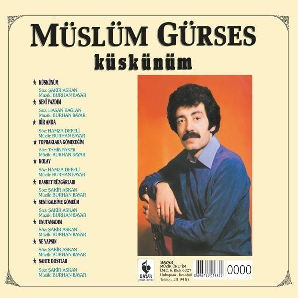 MÜSLÜM GÜRSES - KÜSKÜNÜM (CD)
