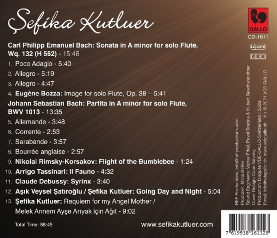 ŞEFİKA KUTLUER - PLAYS SOLO (GOLDEN EDITION)