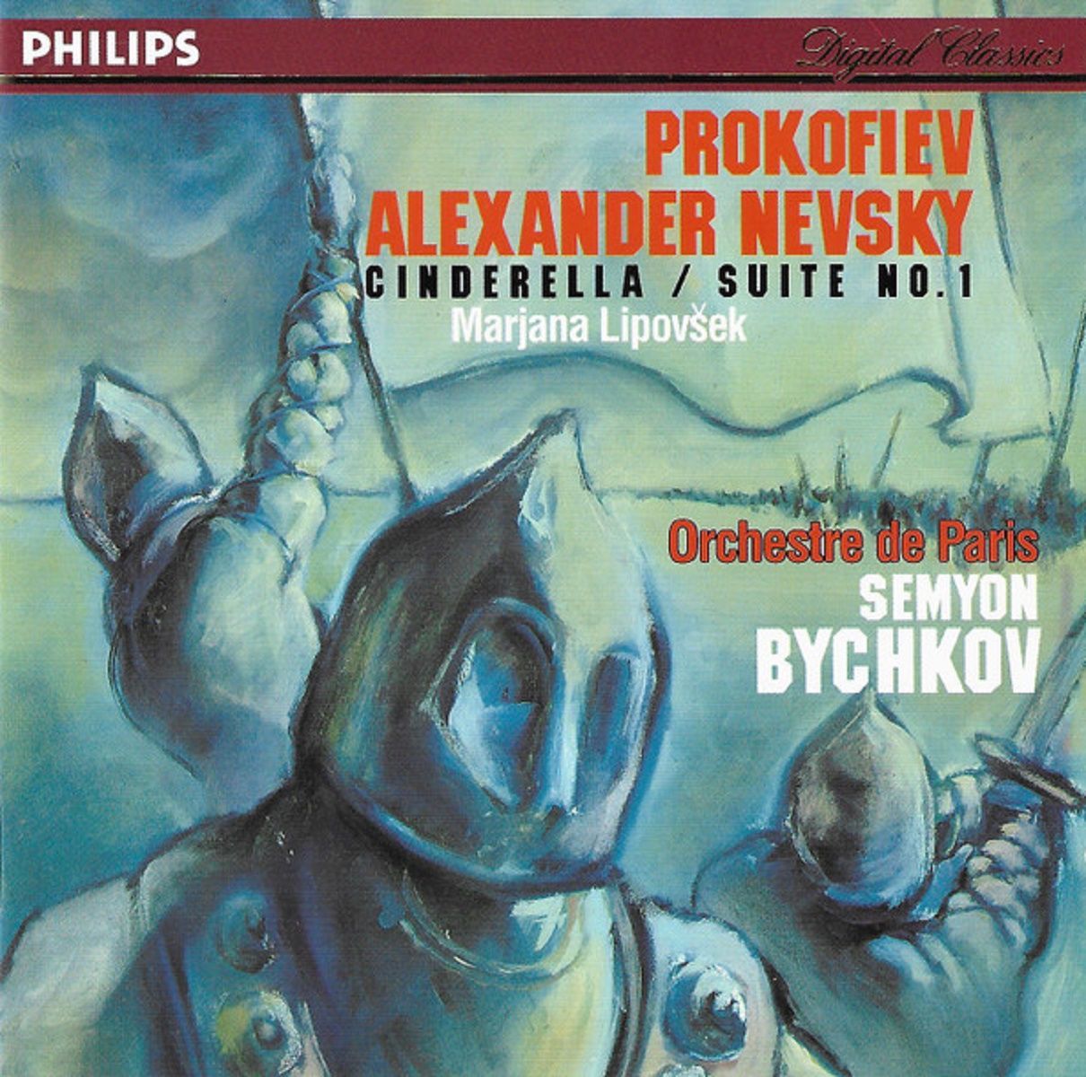 PROKOFIEV - ALEXANDER NEVSKY, CINDERELLA SUITE NO.1 MARJANA LIPOVSEK  ORCHESTRE DE PARIS SEMYON BYCHKOV (CD) (1994)