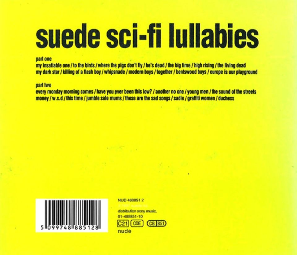 SUEDE - SUEDE SCI-FI LULLABIES (2 CD)