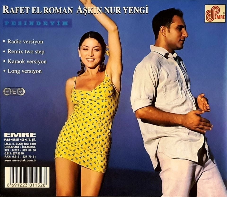 RAFET EL ROMAN AŞKIN NUR YENGİ - PEŞİNDEYİM (SINGLE CD) (2000)