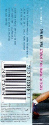 GERI HALLIWELL - SCREAM IF YOU WANNA GO FASTER (MC)