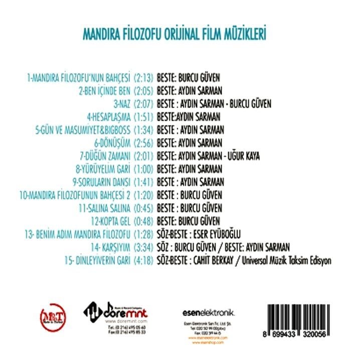 MANDIRA FİLOZOFU - ÖRİJİNAL FŞLM MÜZİKLERİ