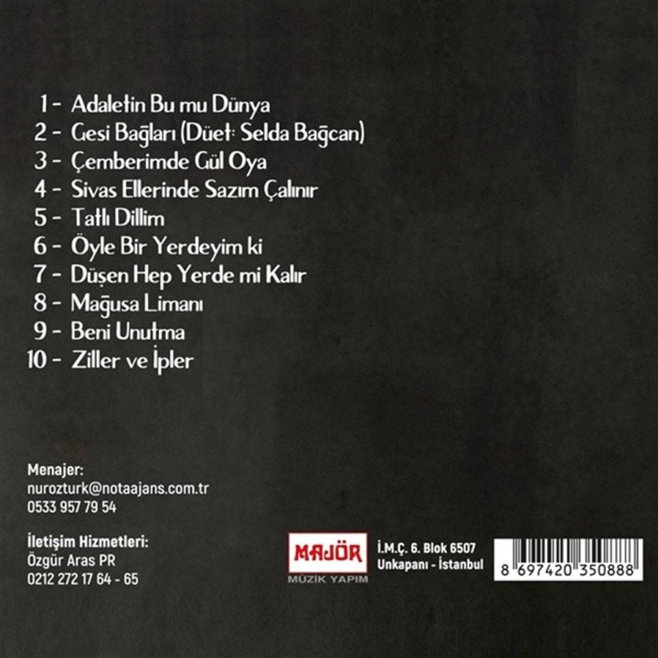 CENK EREN - REPERTUVAR (SELDA BAĞCAN ŞARKILARI)