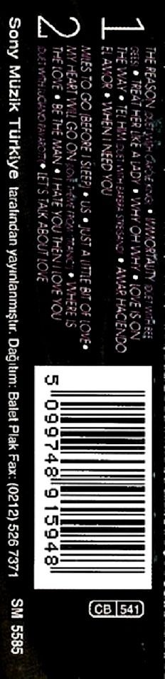 CELINE DION - LET'S TALK ABOUT LOVE (MC) (1997)