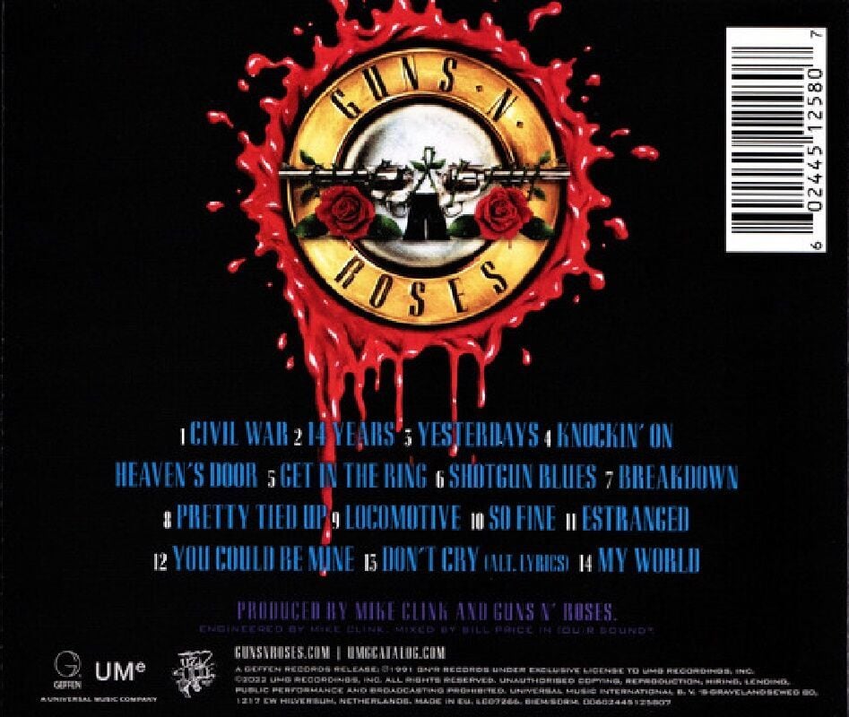 GUNS N' ROSES - USE YOUR ILLUSION II (CD)
