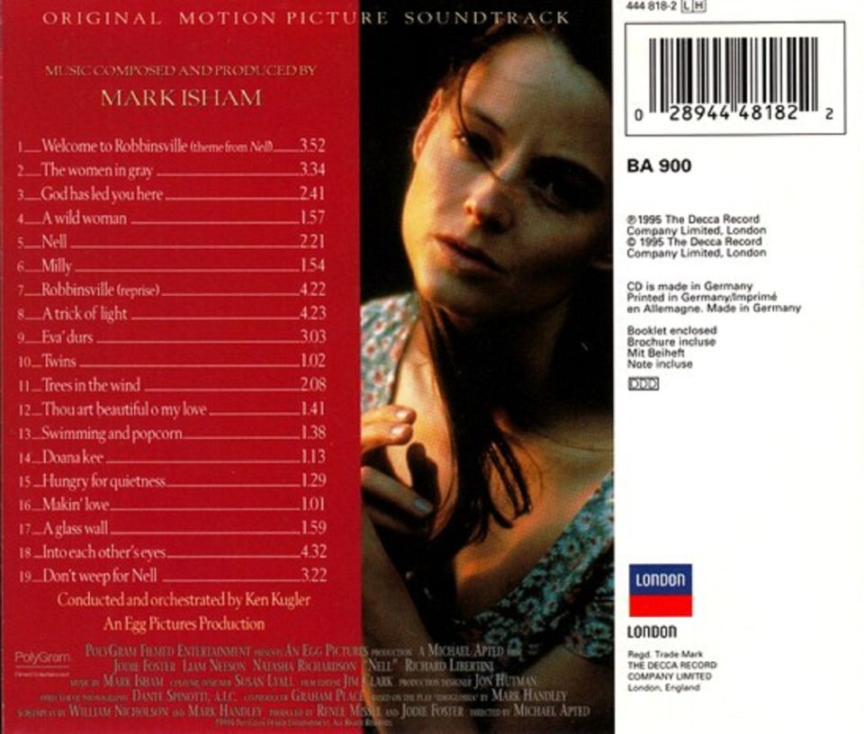 NELL - SOUNDTRACK (CD) (1995)