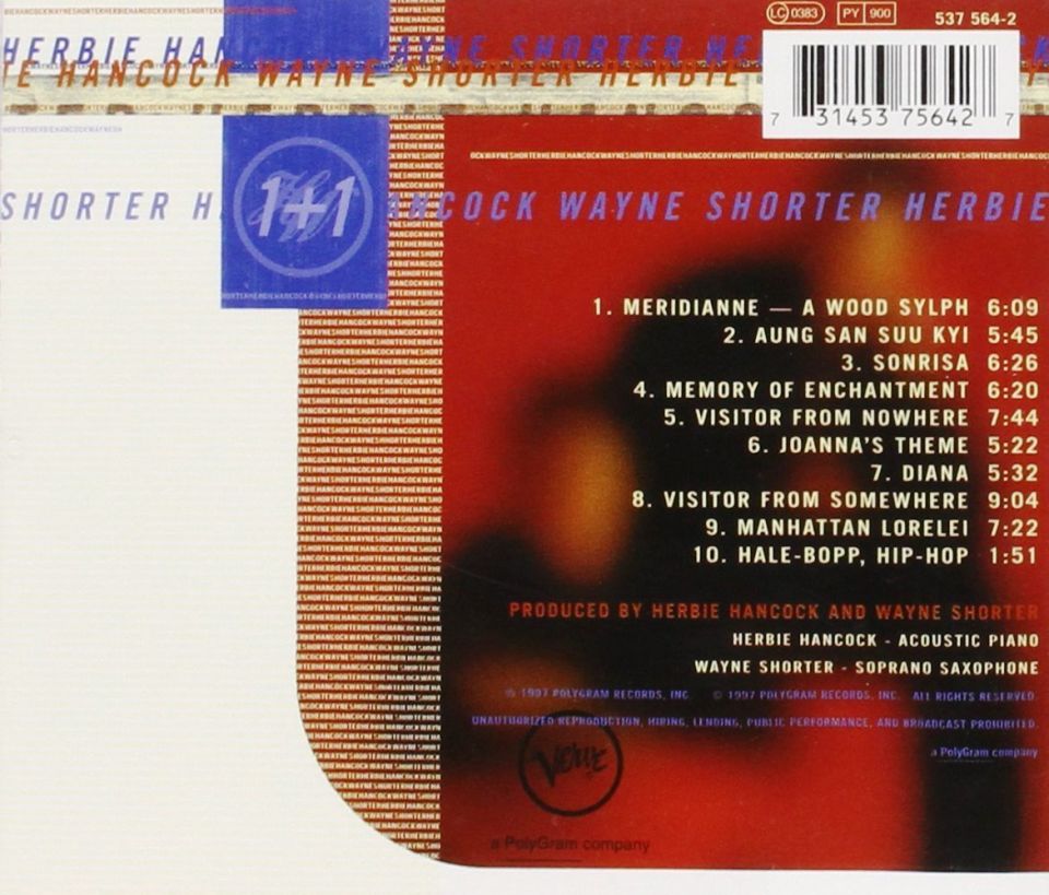 HERBIE HANCOCK WAYNE SHORTER - 1+1