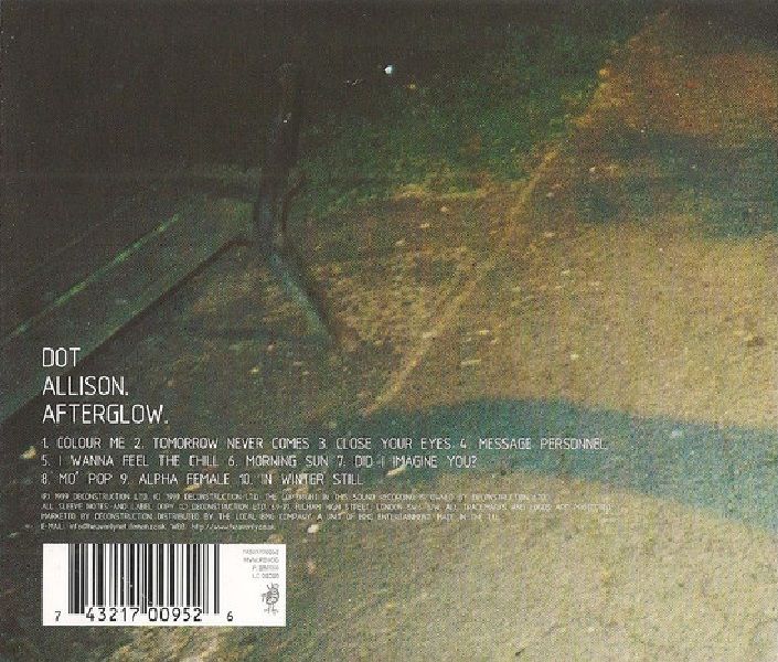 DOT ALLISON - AFTERGLOW (CD) (1999)