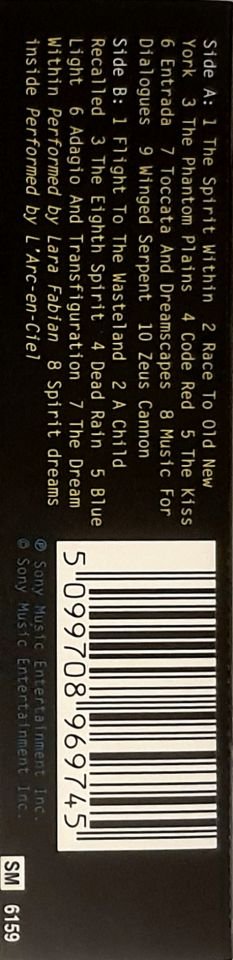 FINAL FANTASY - SOUNDTRACK (MC) (2001)