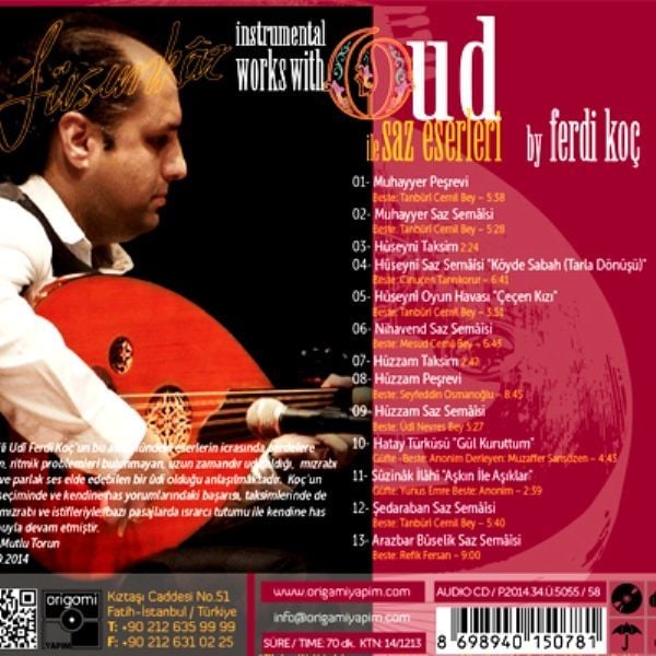 FERDi KOÇ - FÜSUNKAR (UD iLE  SAZ ESERLERi-INSTRUMENTAL WORKS WITH UD)