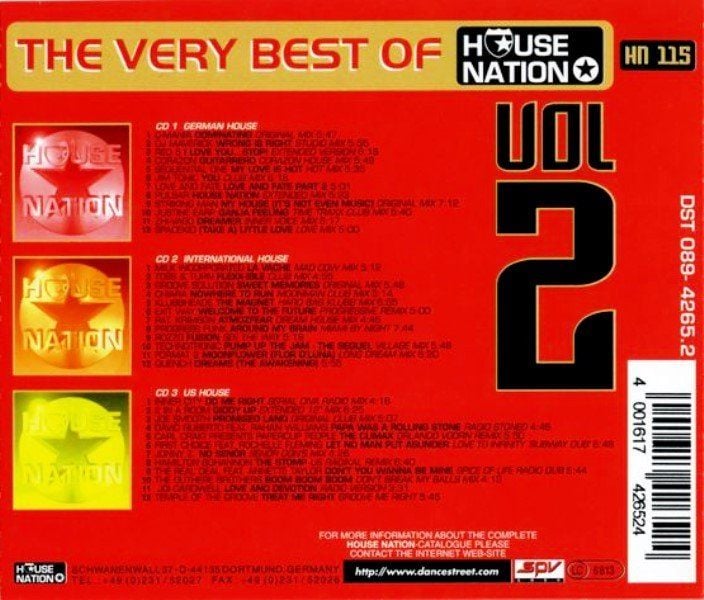 VARIOUS - THE VERY BEST OF HOUSE NATION VOL.2