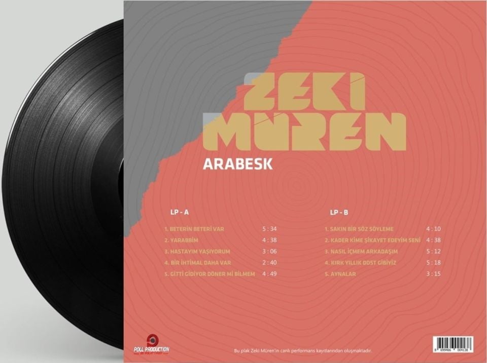 ZEKİ MÜREN - ARABESK (LP)