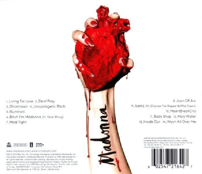 MADONNA - REBEL HEART -CD-