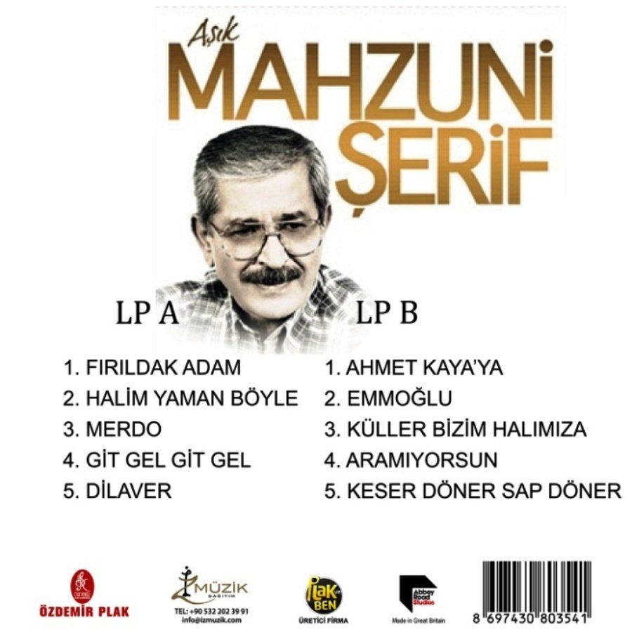 AŞIK MAHZUNİ ŞERİF - FIRILDAK ADAM (LP)