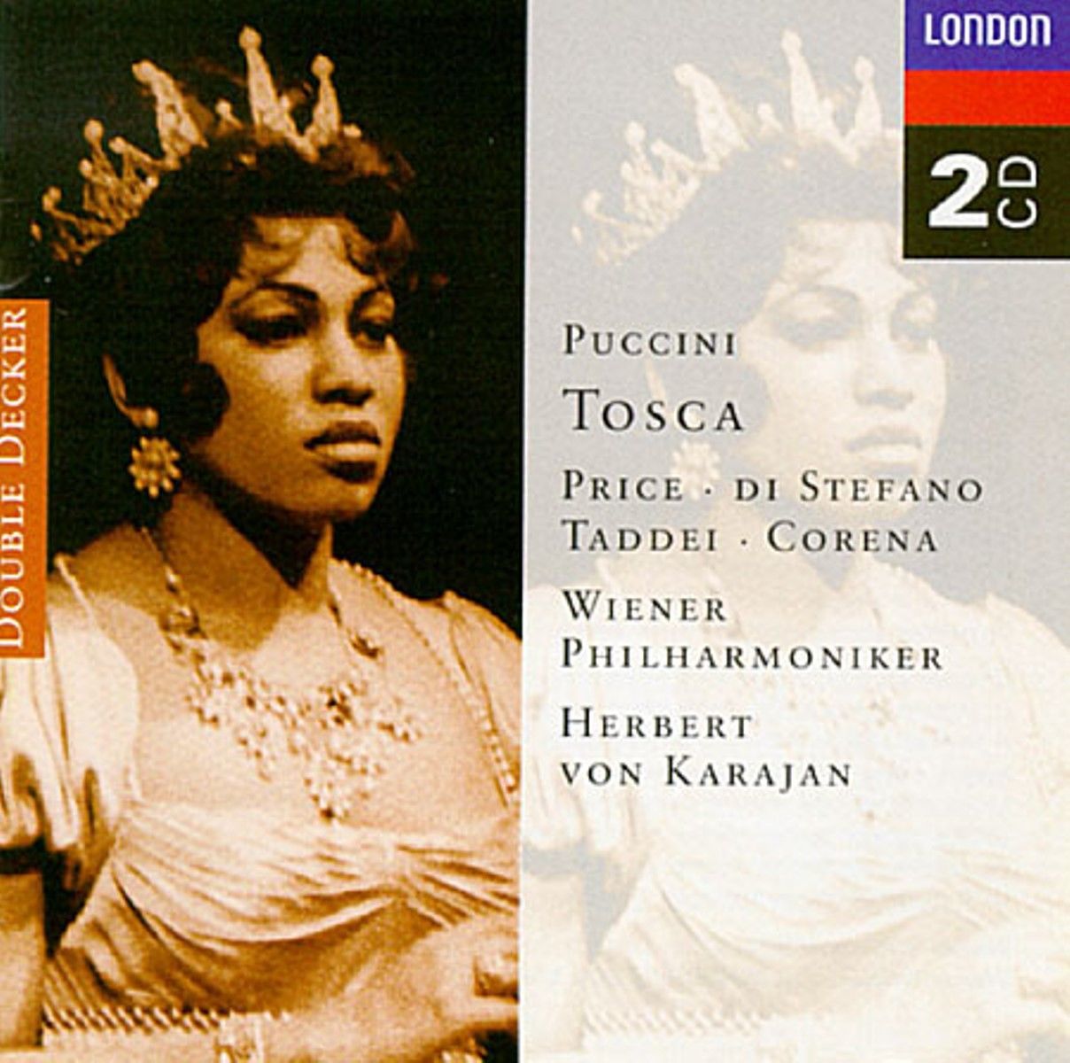 PUCCINI - TOSCA PRICE DI STEFANO TADDEI WIENER PHILHARMONIKER KARAJAN (2 CD)