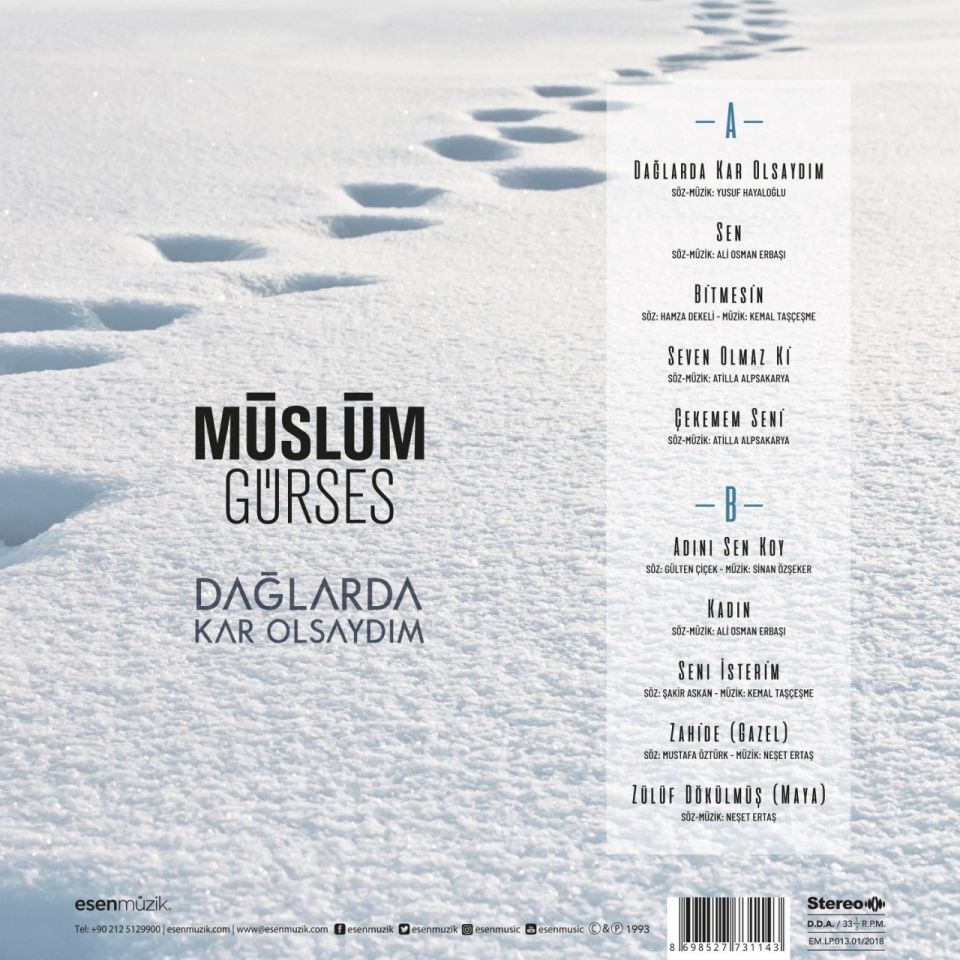 MÜSLÜM GÜRSES - DAĞLARDA KAR OLSAYDIM (LP)
