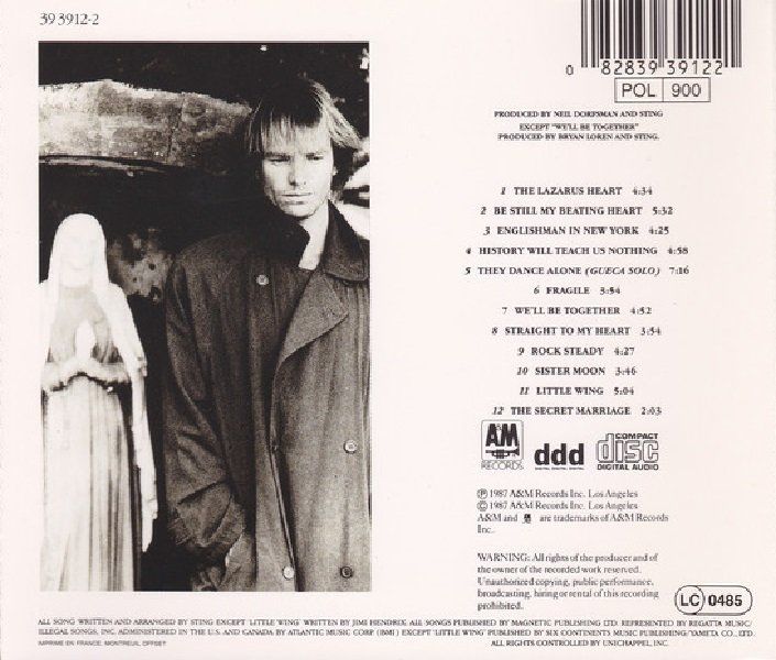 STING - NOTHING LIKE THE SUN (1987)
