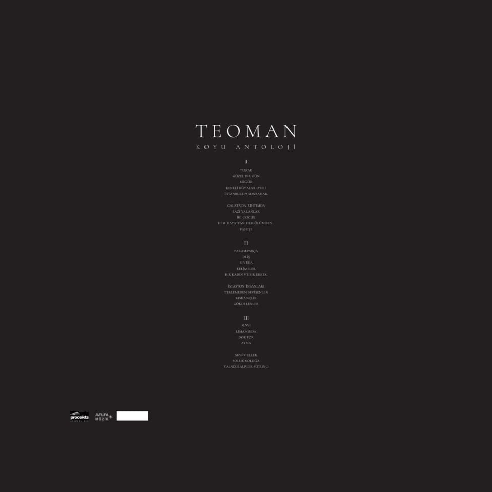 TEOMAN - KOYU ANTOLOJİ (3 LP-BOX SET)