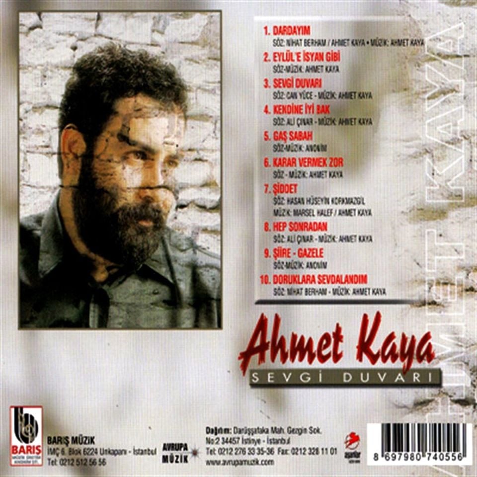 AHMET KAYA - SEVGİ DUVARI (CD)