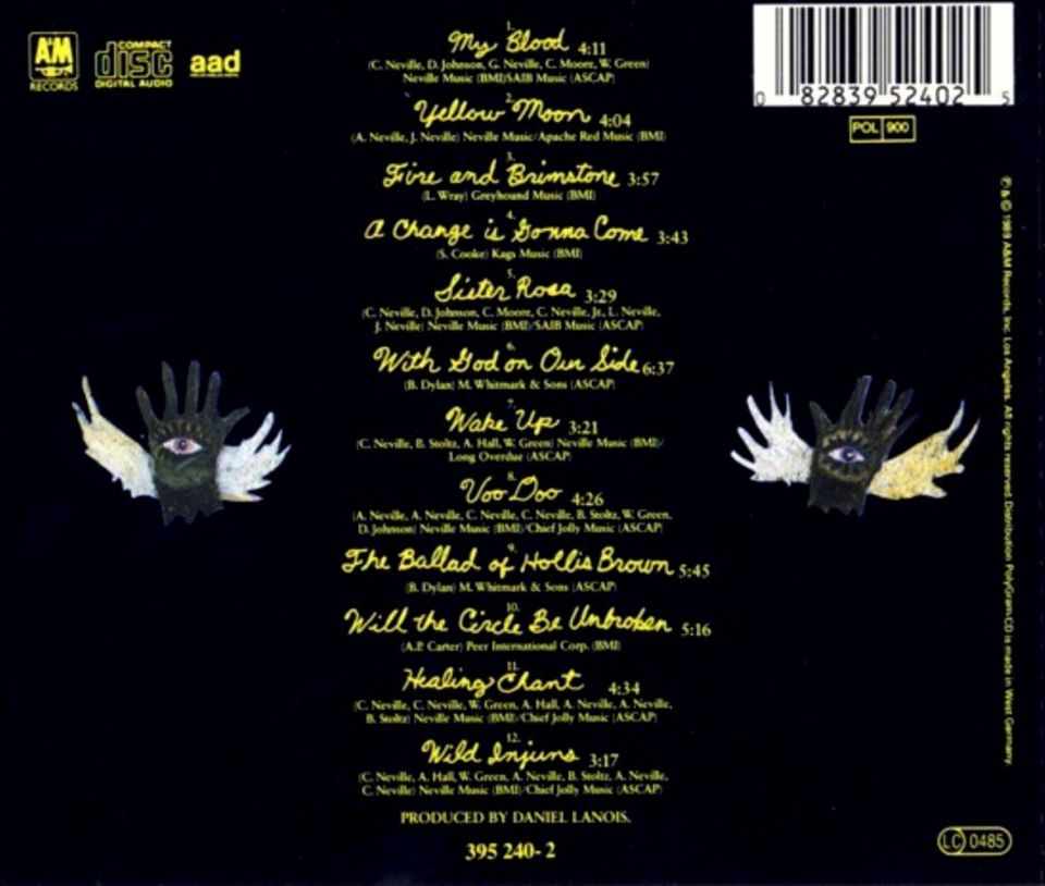 THE NEVILLE BROTHERS - YELLOW MOON (CD)