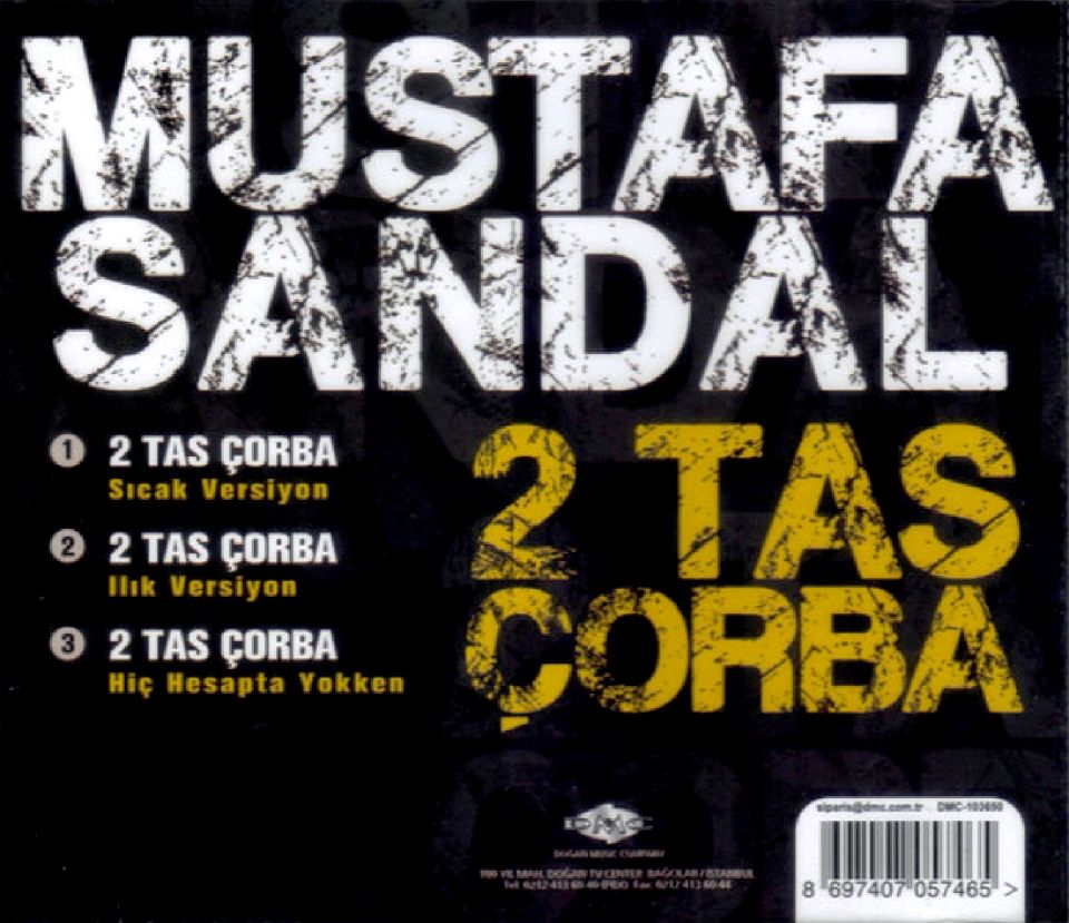 MUSTAFA SANDAL - 2 TAS ÇORBA (SINGLE CD) (2013)