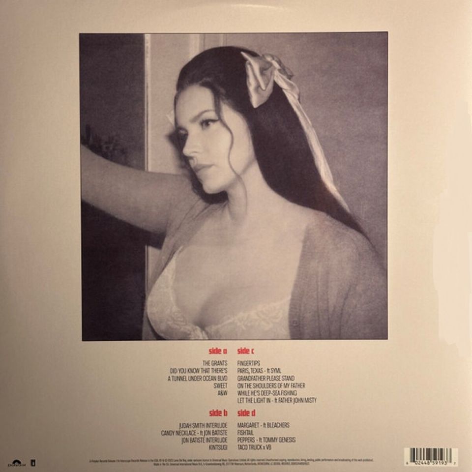 LANA DEL REY - DID YOU KNOW THAT THERE'S A TUNNEL UNDER OCEAN BLVD  (2 LP) (COLOUR)
