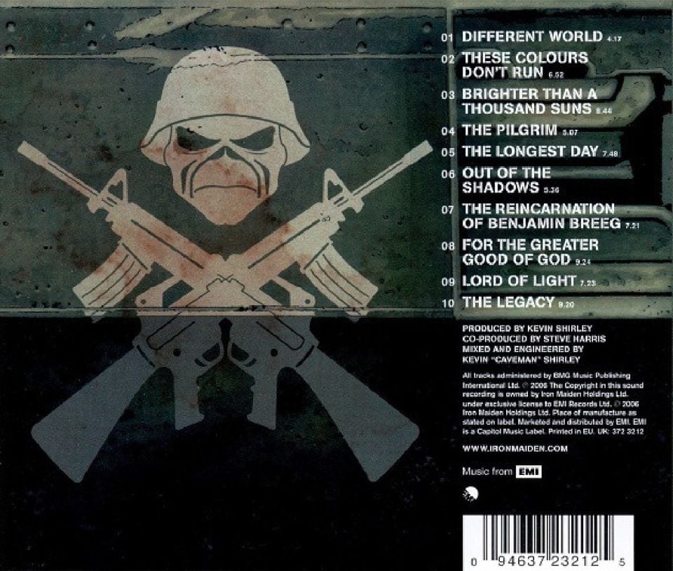 IRON MAIDEN - A MATTER OF LIFE AND DEATH (CD) (2006)