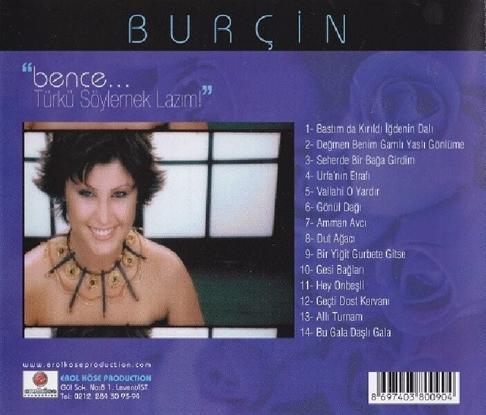 BURÇİN - BENCE TÜRKÜ SÖYLEMEK LAZIM (CD) (2004)