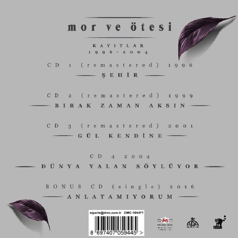 MOR VE ÖTESİ - KAYITLAR 1996-2004 (5 CD)