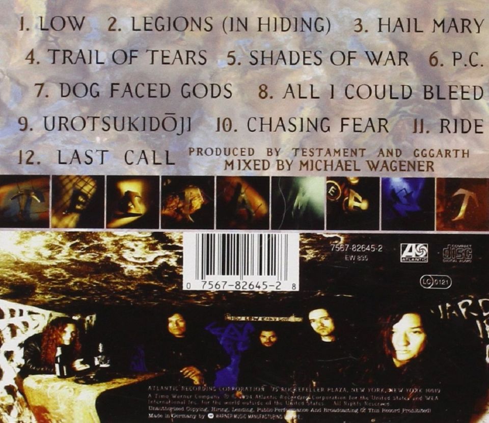TESTAMENT - LOW (CD) (1994)