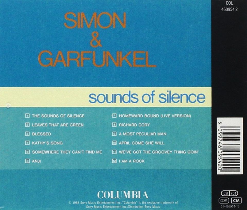 SIMON AND GARFUNKEL - SOUNDS OF SILENCE