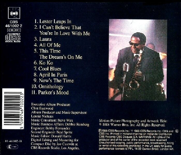 BIRD - SOUNDTRACK (CD) (1988)