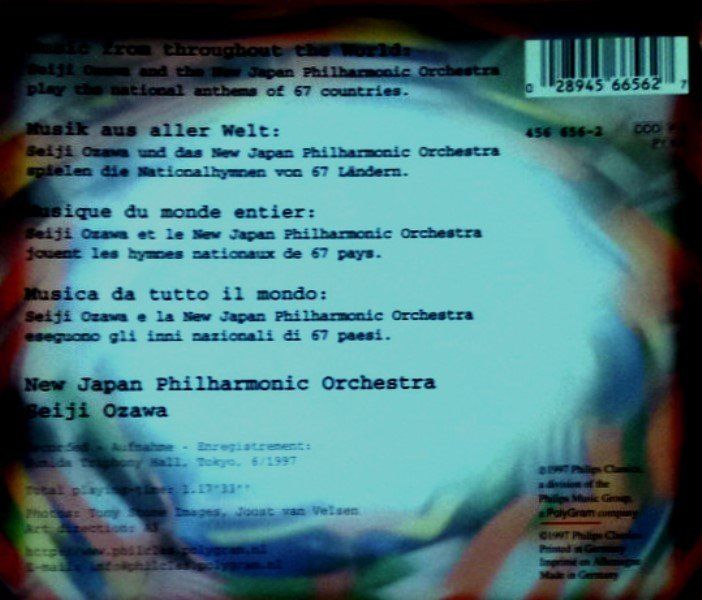 NATIONAL ANTHEMS - MUSIC OF THE WORLD-SEIJI OZAWA
