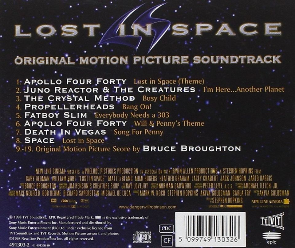 LOST IN SPACE - SOUNDTRACK (CD)