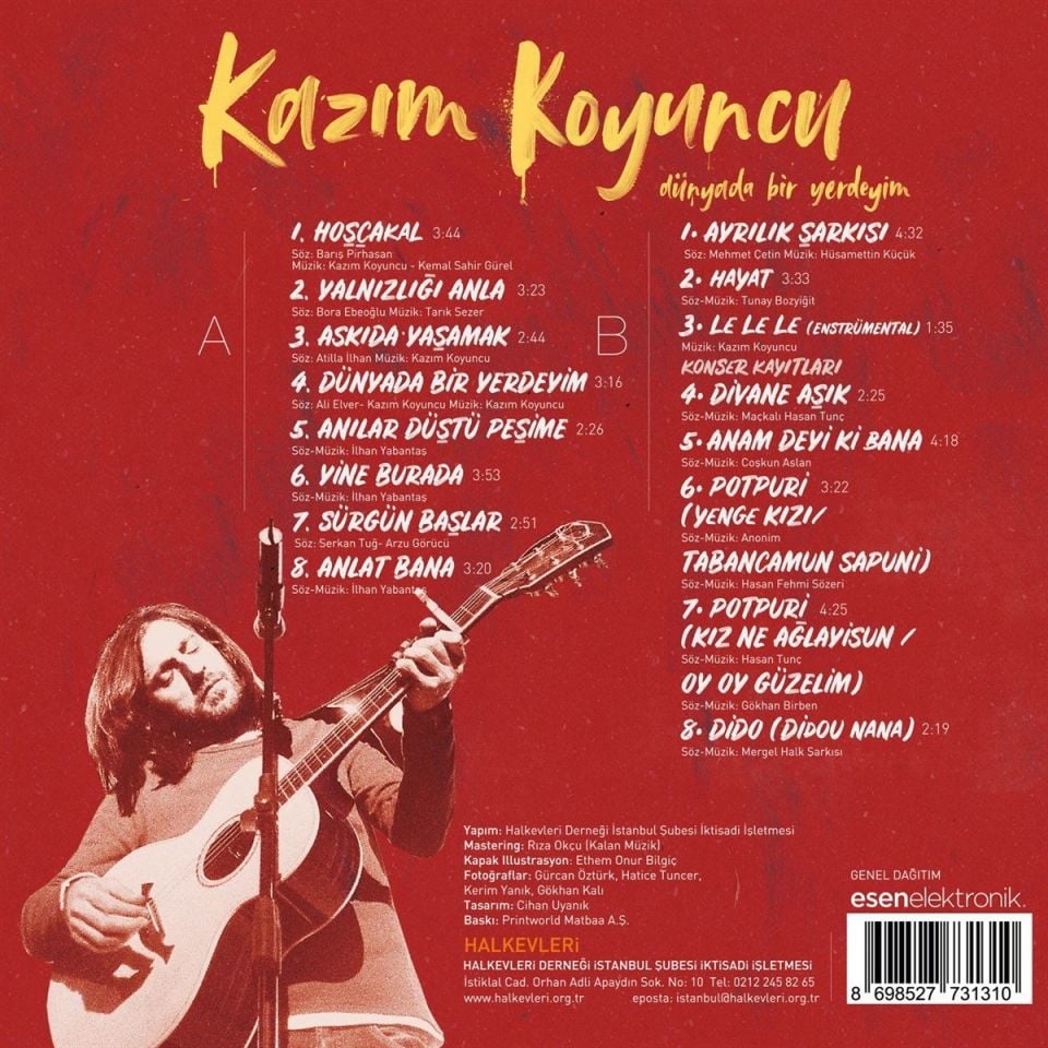KAZIM KOYUNCU - DÜNYADA BİR YERDEYİM (LP)