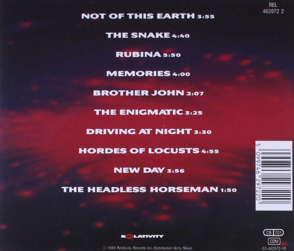 JOE SATRIANI - NOT OF THIS EARTH