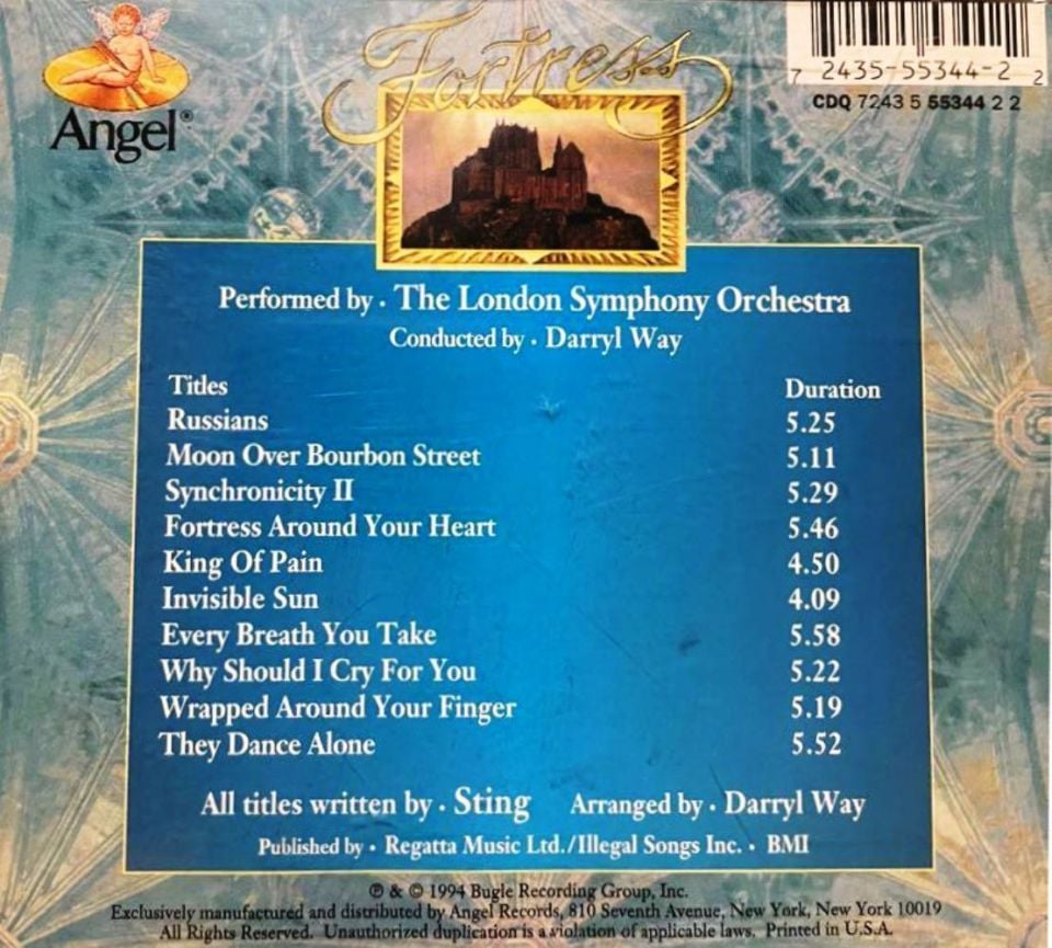 THE LONDON SYMPHONY ORCHESTRA PERFORMS THE MUSIC OF STING - FORTRESS (CD)