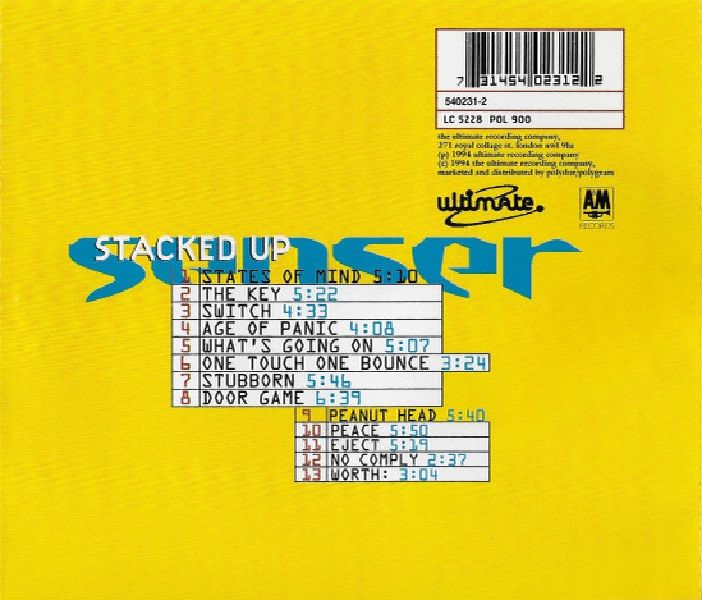 SENSER - STACKED UP (CD) (1994)