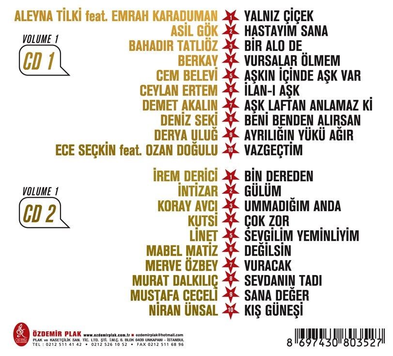 YILDIZ TİLBE -  YILDIZIN ŞARKILARI VOL.1