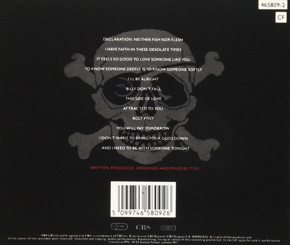 TERENCE TRENT D'ARBY - NEITHER FISH NOR FLESH (CD) (1999)